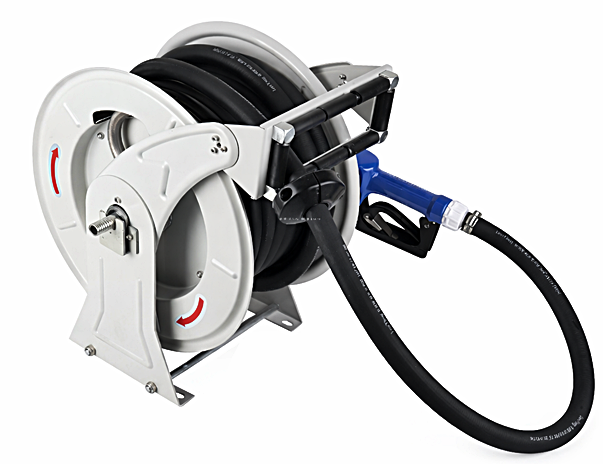 גלגלת תדלוק 1 צול 25 מטר לסולר דסל ואוריאה כולל אקדח תדלוק