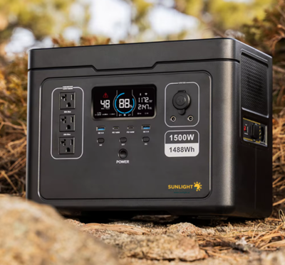 תחנת כוח ניידת SUNLIGHT ENERGY 1500W
