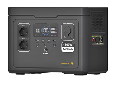 תחנת כוח ניידת SUNLIGHT ENERGY 1500W