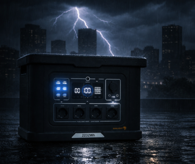 תחנת כוח ניידת עוצמתית 2400W / 2232Wh