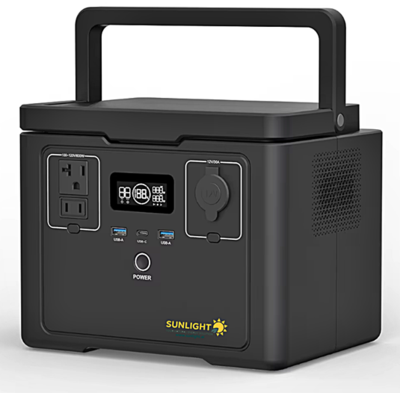 תחנת כוח ניידת SUNLIGHT ENERGY S03Pro 600W